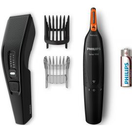 Машинка для стрижки волос Philips серии 3000 HC3510/85 Черный (8710103883647) | Триммеры для волос, бороды | prof.lv Viss Online