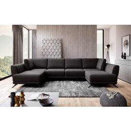 Eltap Larco Flores Corner Pull-Out Sofa 191x362x90cm, Brown (CO-LA-22FL) | Living room furniture | prof.lv Viss Online