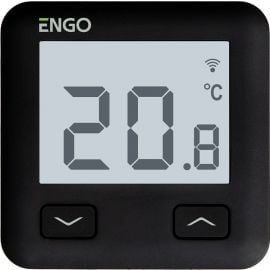 Engo E10 Встраиваемый термостат помещения 230V, черный (1982508) | Engo | prof.lv Viss Online