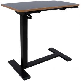 Home4You Ergo Electric Height Adjustable Desk 70x40cm, Black (18699) | Office tables | prof.lv Viss Online