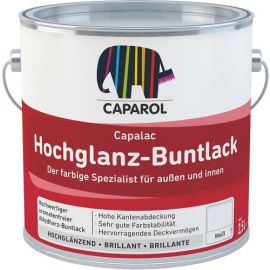 Universāla krāsa Caparol Capalac Hochglanz-Buntlack Spīdīga, Balta | Paints, varnish, wood oils | prof.lv Viss Online