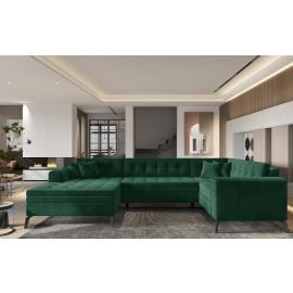 Eltap Montez Loco Corner Pull-Out Sofa 180x340x93cm, Green (CO-MON-LT-35LO) | Living room furniture | prof.lv Viss Online