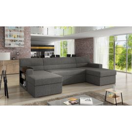 Eltap Markos Lars Corner Pull-Out Sofa 57x314x86cm, Grey (M06) | Living room furniture | prof.lv Viss Online