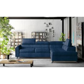 Stūra Dīvāns Izvelkams Eltap Kairos Monolith 197x265x95cm Labais Stūris Zils (Kr_09) | Izvelkamie dīvāni | prof.lv Viss Online