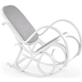 Halmar Max Bis Plus Recliner Chair White/Grey | Rocking chairs | prof.lv Viss Online