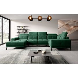 Eltap Neviro Lukso Corner Sofa 201x350x77cm, Green (CO-NEV-RT-35LU) | Corner couches | prof.lv Viss Online