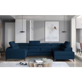 Eltap Escada Monolith Corner Pull-Out Sofa 200x330x98cm, Blue (Esc_34) | Sofas | prof.lv Viss Online