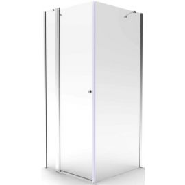 Shower Enclosure RUB-101 90x90cm H=190cm Square Chrome (541118) | Shower cabines | prof.lv Viss Online