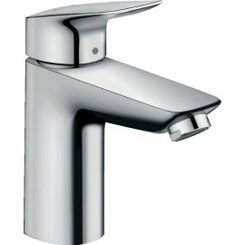 Hansgrohe Logis 100 71100000 Bathroom Basin Mixer Tap with Pop-Up Waste Chrome (HG71100000) | Faucets | prof.lv Viss Online