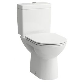 Laufen Pro Classic Toilet Bowl with Horizontal (90°) Outlet with Seat, White (H8679500009701) | Toilet bowls | prof.lv Viss Online