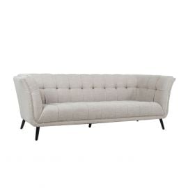 Home4You Canto Incredibly Comfortable Sofa, 88x224x77cm, Beige (20241) | Chesterfield type sofas | prof.lv Viss Online