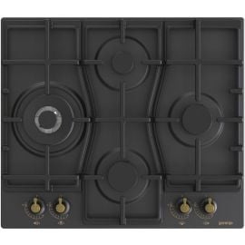 Gorenje Built-in Gas Hob Surface GW6D42CLB Black (41125000209) | Electric cookers | prof.lv Viss Online