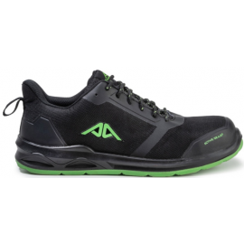 Активная обувь A-RUN S3 SRC Черно-зеленые | Рабочая обувь | prof.lv Viss Online