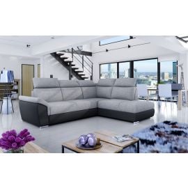 Eltap Loreto Sawana/Soft Pull-Out Corner Sofa 60x260x102cm, Grey (Lor_27) | Sofas | prof.lv Viss Online