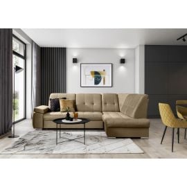 Eltap Sado Cloud Corner Pull-Out Sofa 192x272x95cm, Brown (CO-SAD-RT-20NU) | Sofas | prof.lv Viss Online