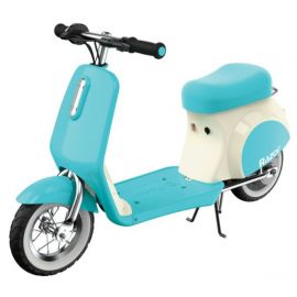 Razor Pocket Mod Petite Mini Kids Electric Scooter Blue/White (845423023256) | Electric cars for children | prof.lv Viss Online