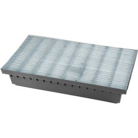 Bielbet Grid Grate with Galvanized Steel Grille 60x40x10cm (L120120) | Doormats | prof.lv Viss Online