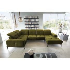 Eltap Neviro Cloud Corner Sofa 201x350x77cm, Green (CO-NEV-LT-33NU) | Living room furniture | prof.lv Viss Online