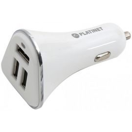 Platinet 43722 Micro USB Car Charger 5.2A, White | Car audio and video | prof.lv Viss Online
