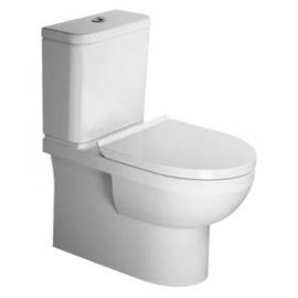 Duravit No.1 Toilet Bowl with Universal Outlet with Seat, White (41820900A1) | Duravit | prof.lv Viss Online