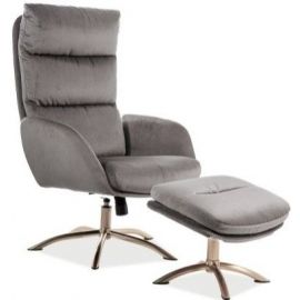 Signal Monroe Lounge Chair Grey | Upholstered furniture | prof.lv Viss Online