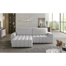 Eltap Bonett Soft Corner Pull-Out Sofa 175x250x92cm, White (Bon_23) | Corner couches | prof.lv Viss Online