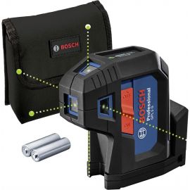 Bosch GPL 5 G Лазерный нивелир с пятью точками, класс лазера - 2 (0601066P00) | Строительные лазеры | prof.lv Viss Online