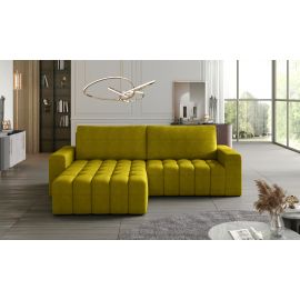 Eltap Bonett Omega Corner Pull-Out Sofa 175x250x92cm, Yellow (Bon_17) | Corner couches | prof.lv Viss Online