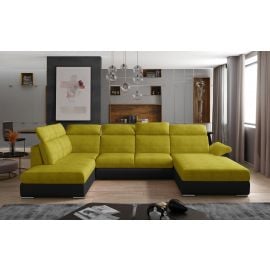 Eltap Evanell Omega/Soft Corner Pull-Out Sofa 216x336x102cm, Yellow (Evl_31) | Corner couches | prof.lv Viss Online