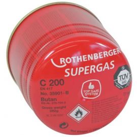 Баллон с лодочным газом Rothenberger Supergas C200 (35901-B) | Паяльные аксессуары | prof.lv Viss Online