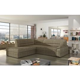 Eltap Elano Berlin Corner Pull-Out Sofa 65x212x90cm, Beige (EL19) | Sofas | prof.lv Viss Online