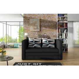 Eltap Neva Retractable Sofa 67x132x65cm Black (Neva 03) | Sofas | prof.lv Viss Online