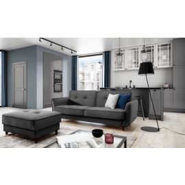 Eltap Bellis Extendable Sofa 220x90x83cm Universal Corner, Grey (SO-BEL-97MO) | Beds | prof.lv Viss Online