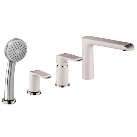 Vento Ravena RW43128W Bath/Shower Water Mixer White/Chrome (352322) | Faucets | prof.lv Viss Online