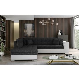 Eltap Pieretta Berlin/Soft Corner Pull-Out Sofa 58x260x80cm, Black (Prt_57) | Corner couches | prof.lv Viss Online