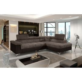 Eltap Eridano Monolith/Monolith Corner Pull-Out Sofa 202x275x90cm, Brown (ERI_21) | Sofas | prof.lv Viss Online