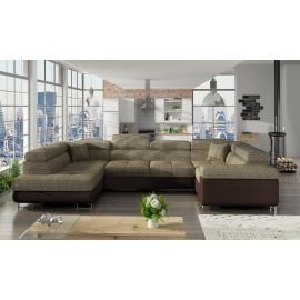 Eltap Letto Berlin/Soft Corner Pull-Out Sofa 58x202x90cm, Beige (Le_14) | Sofas | prof.lv Viss Online