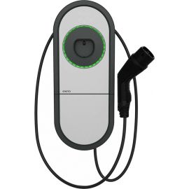 Ensto One Home Electric Vehicle Charging Station, Type 2 Cable, 3.6kW, 5m, Black/Silver (EVH161-HC000) | Electric car charging stations | prof.lv Viss Online