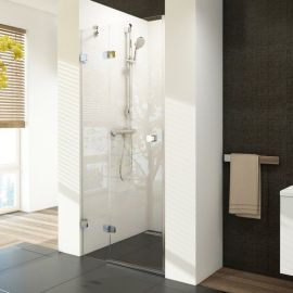Ravak Brilliant 90cm BSD2-90L Shower Door H=195cm Transparent Chrome (Without installation kit B SET) (0UL7AA00Z1) | Shower doors and walls | prof.lv Viss Online