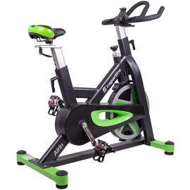 Insportline Airin Spinbikes Black/Green (9360) | Exercise bikes | prof.lv Viss Online