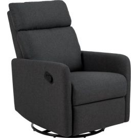 Home4You Mikkeli Relaxing Chair Black | Upholstered furniture | prof.lv Viss Online