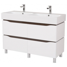 Aqua Rodos Venice 120 Bathroom Sink with Cabinet White (195903) | Bathroom furniture | prof.lv Viss Online