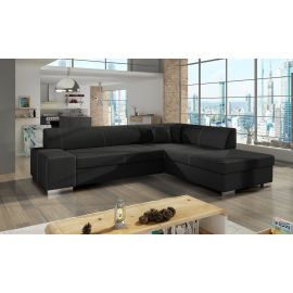 Eltap Porto Sawana Corner Pull-Out Sofa 65x278x74cm, Black (P59) | Upholstered furniture | prof.lv Viss Online