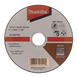Makita D-18770-10 Metal Cutting Disc Set 125mm 10pcs. | Cutting discs | prof.lv Viss Online
