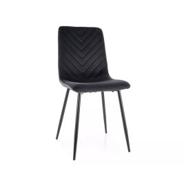 Virtuves Krēsls Signal Daren Velvet, 52x45x91cm, Melns (DARENVCC) | Signal | prof.lv Viss Online