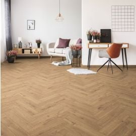 Krono Original Laminate Flooring 32.k.,4v 630x126x8mm Herringbone K326 Sundance Oak, 8mm, Medium | Laminate flooring | prof.lv Viss Online