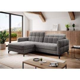 Eltap Lorelle Berlin Corner Pull-Out Sofa 160x225x105cm, Grey (Lore_145) | Corner couches | prof.lv Viss Online