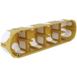 Коробка монтажная овальная Kopos KPL 64-50/4LD NA, 280x68x50 мм, желтая | Монтажные и распределительные коробки | prof.lv Viss Online