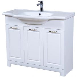 Aqua Rodos Classic 100 bathroom sink with cabinet White (1957430) | Sinks with Cabinet | prof.lv Viss Online