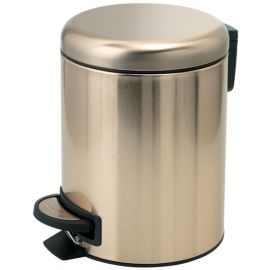 Gedy Potty Bathroom Waste Bin (Trash Can) with Pedal, 3l, Gold (3209-87) | Gedy | prof.lv Viss Online